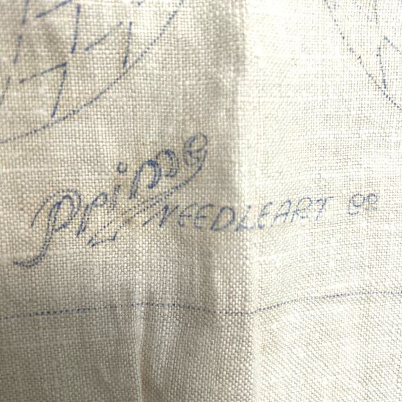 Vintage Prime Needleart Co Stamped Linen Doilies To Embroider 18x18 - Picture 6 of 9
